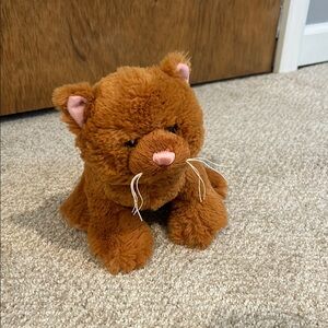Webkinz Sweet Spice Cat Adorable Brown Plush Cat Toy